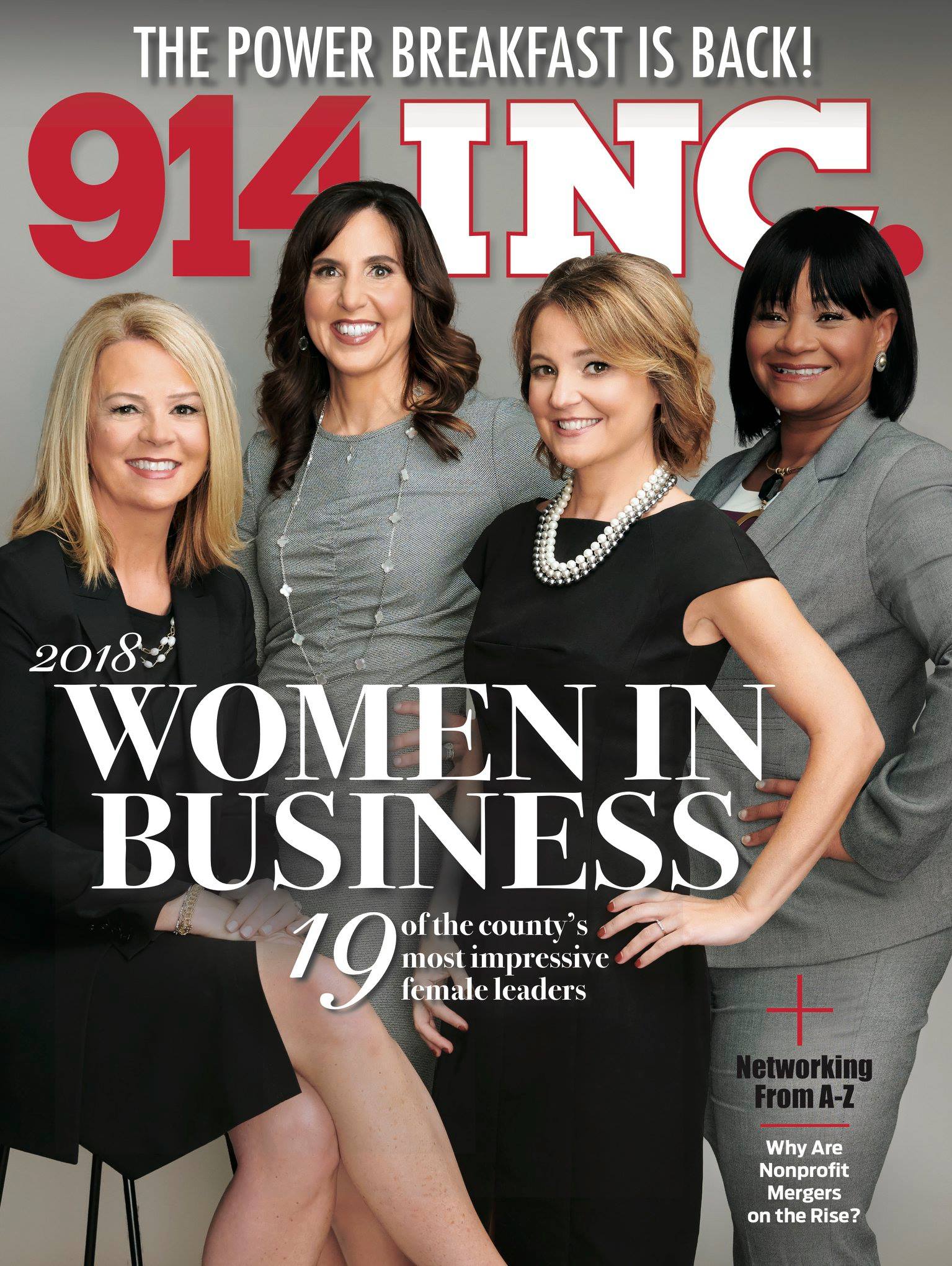 Jennifer Riekert, M.B.A., second from right, named as one of Westchester\'s top female leaders by 914 Inc. magazine.