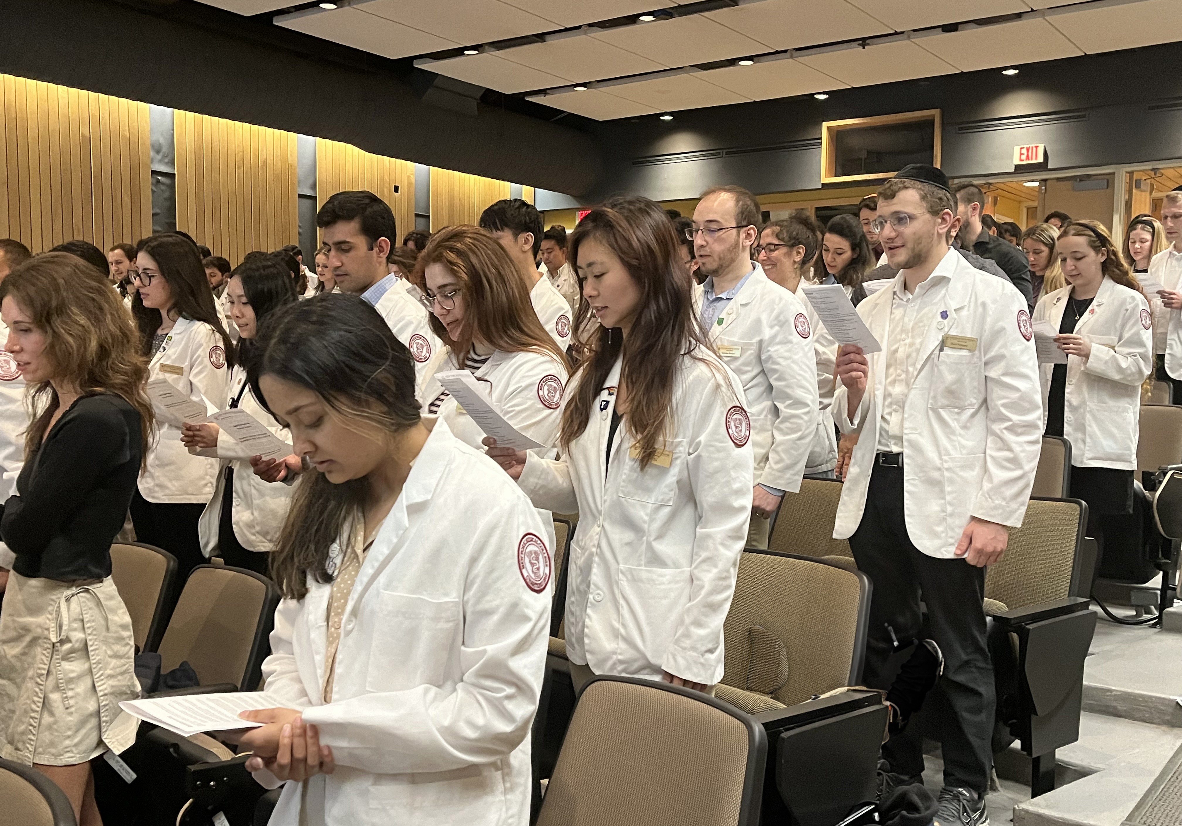 Students at Student Clinician Ceremony 2024