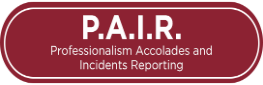 Personal Accolades & Incidents Reporting