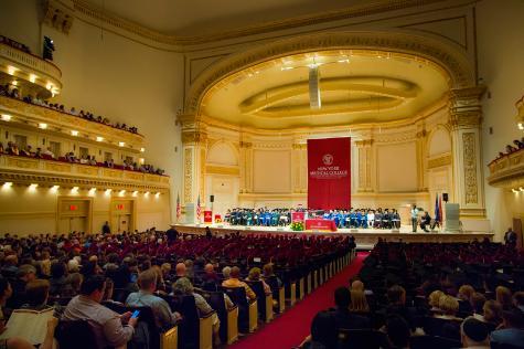 159th Commencement Stage