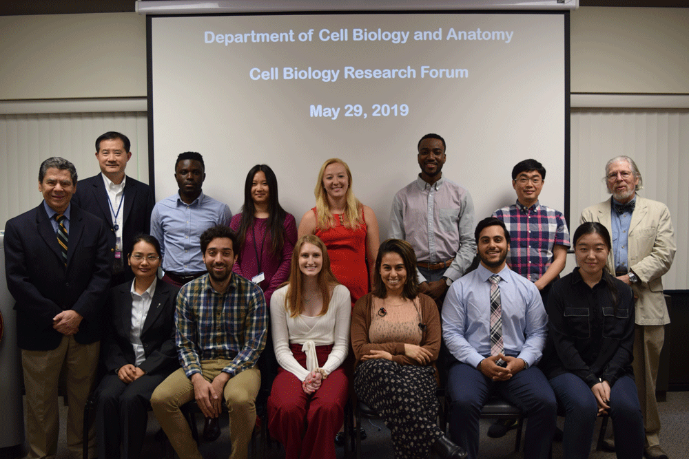 Department of Cell Biology and Anatomy Annual Research Forum Group Headshot