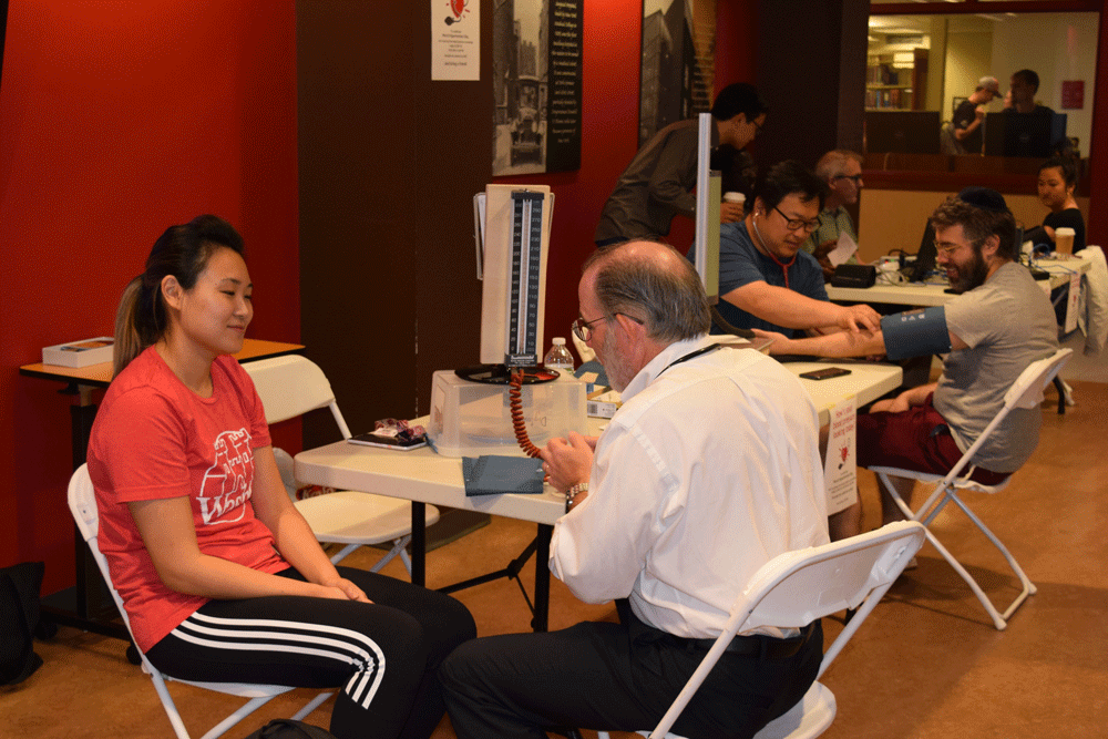 Individuals receiving blood pressure measurements for hypertension day 