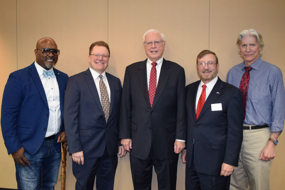 Jeffrey Patrick, Mark J. Kittleson, Robert W. Amler, Ben C. Watson, Group Headshot, SHSP, NYMC