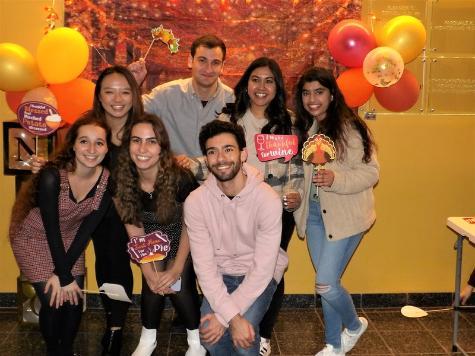 School of Medicine (SOM), Class of 2026, Friendsgiving first-year medical students photobooth