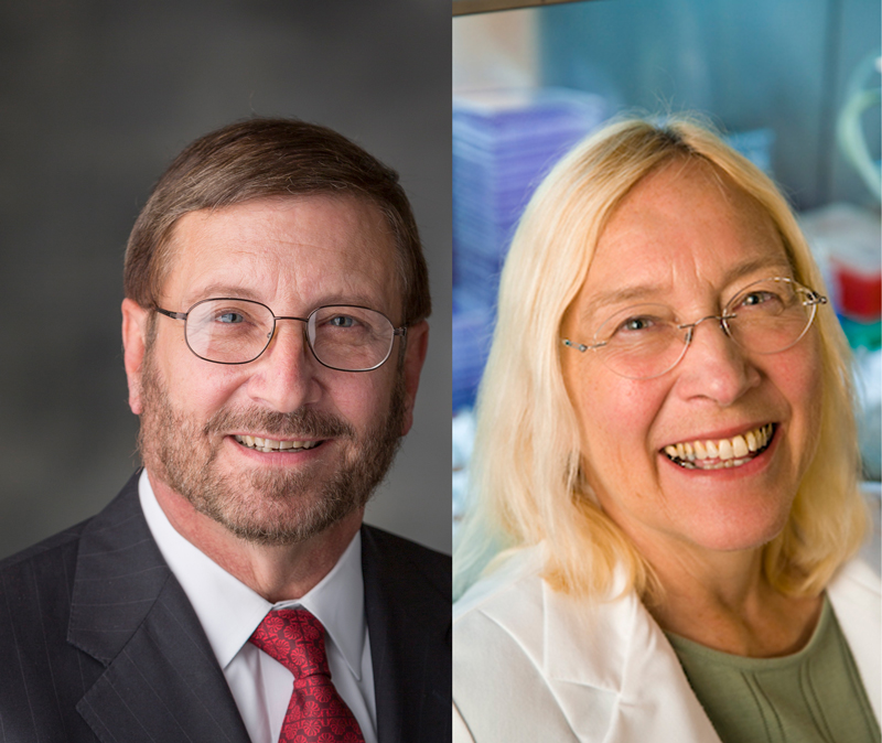 From Left: Robert W. Amler, M.D., M.B.A., and Doris J. Bucher, Ph.D. side by side headshot