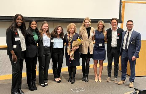 Mary Petzke, Ph.D., center, with the MSRF planning committee