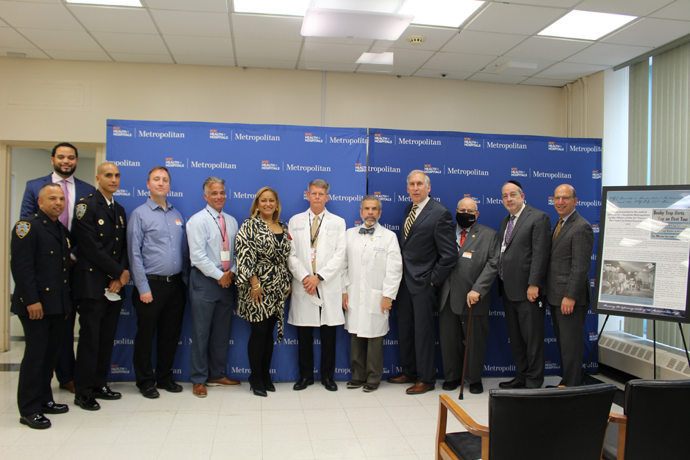NYMC, NYC Health + Hospitals/Metropolitan and NYPD 23rd precinct officers