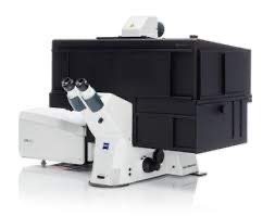 Microscope and equipment crate