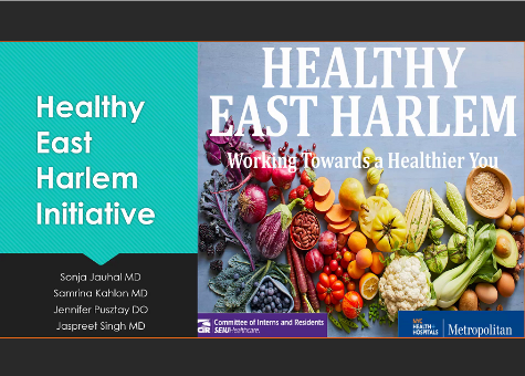 Healthy East Harlem Initiative presentation front slide
