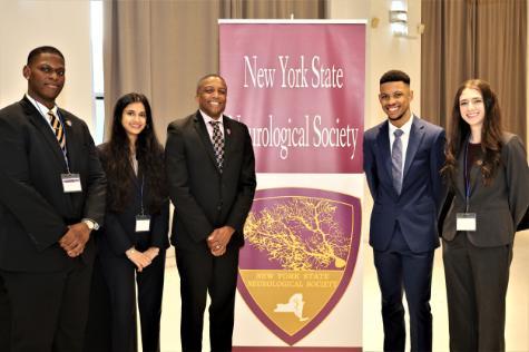 Students and faculty at NY Neurological Society Meeting in November 2022